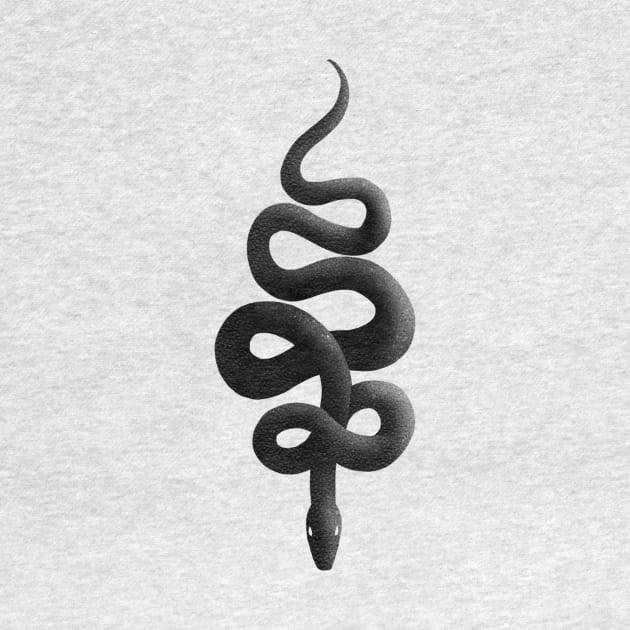 Crowley snake tattoo (Good Omens) by Kotolevskiy
